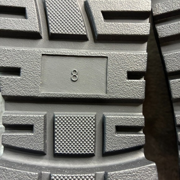 Mia Amore Womens Hali Loafer Black Sz 8 Man Made Chunky Lugged Sole Slip On - Picture 14 of 15